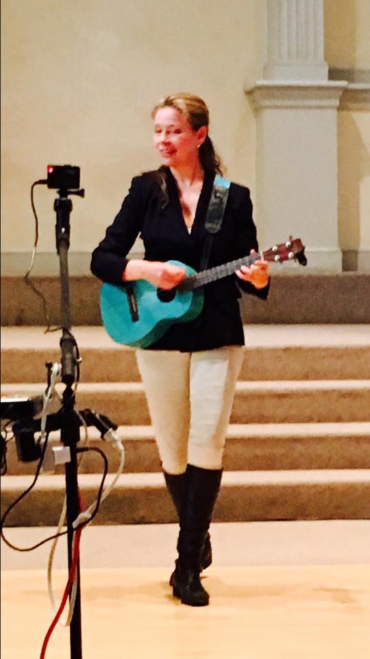 Dana sings at St. Marks Church, Theater for Compassion